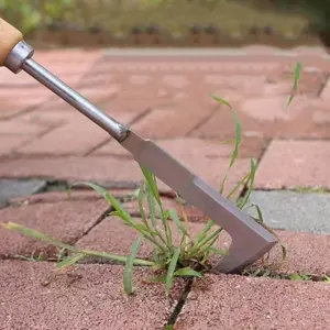 Stainless Steel Weeder Cutter, Manual Weeder Removal Tool, Garden Weeder Removal Tool, Garden Hand Tool for Digging Vegetables, Herbs, Bonsai & Loosening Soil, Heavy Duty, Multipurpose Tool, Efficient Weeding