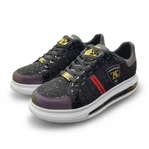 Men's Low Top Street Sneakers, Shock Absorbing Comfort Shoes for Walking, Running & Travel