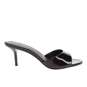 Steve Madden Womens Kendrix Slide Casual Sandals Casual High Heel 3" & Up - Brown