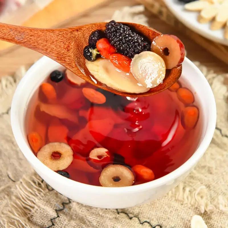 Ginseng Five Treasure Tea, Kidney Tea Formula Ginseng RedDate Natural Herbal Kidney Cleansing for Men Women, te de riñon Saludable Organica Health Beverage