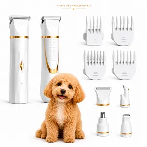 Professional Dog Grooming Clippers for Thick or Fine Coats - Shears Heavy Duty Hair Cutting Kit - Dog Shaver Set - Pet Trimmer for Dogs, Horses, Livestock