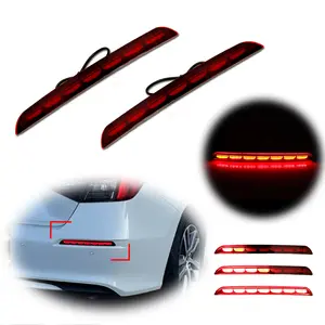 2pcs Brand new and quality LED Rear Bumper Light Reflector Brake Fog Signal Lamps light For Honda Civic Sedan 2022