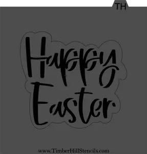 Happy Easter - Stencil
