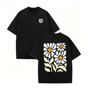 Men'S Vintage Pattern Printed T-shirt - Floral Print Design, Vintage Appearance, Round Neck Short Sleeve Summer Comfort Casual T-shirt, Regular Version, Machine Washable men  clothing
