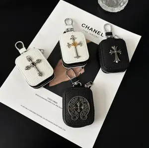 Universal Cross-Shaped Bluetooth Earphone Protective Zipper Case, Portable Headphone Accessory for Electronics Storage
