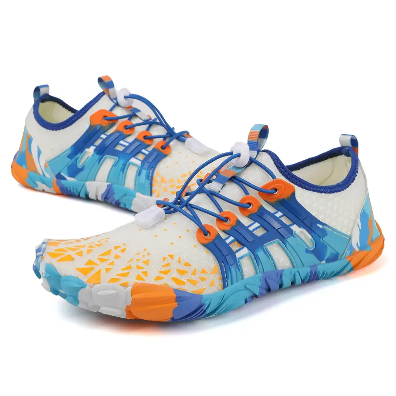 Unisex Quick-Dry Swimming Shoes - Non-Slip Watershoes with Spandex, Breathable Water Sports Footwear for Surfing, Paddle Boarding