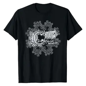 NEW Chiodos All S Well That Ends Well Tour Logo Black T-Shirt, Rock Hip Hop Sport Style Tee, Menswear Top