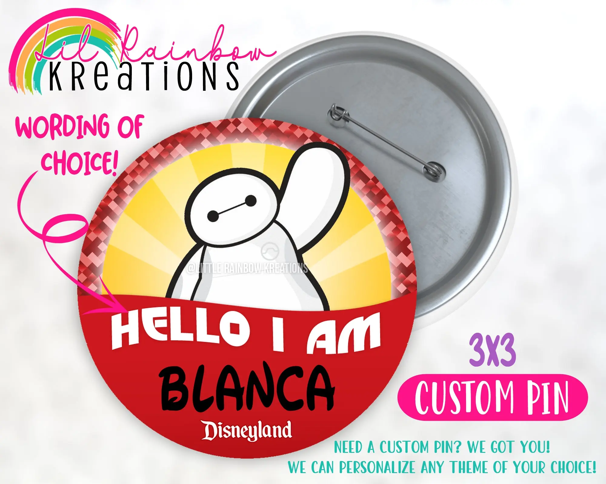 Baymax | Pins and Buttons
