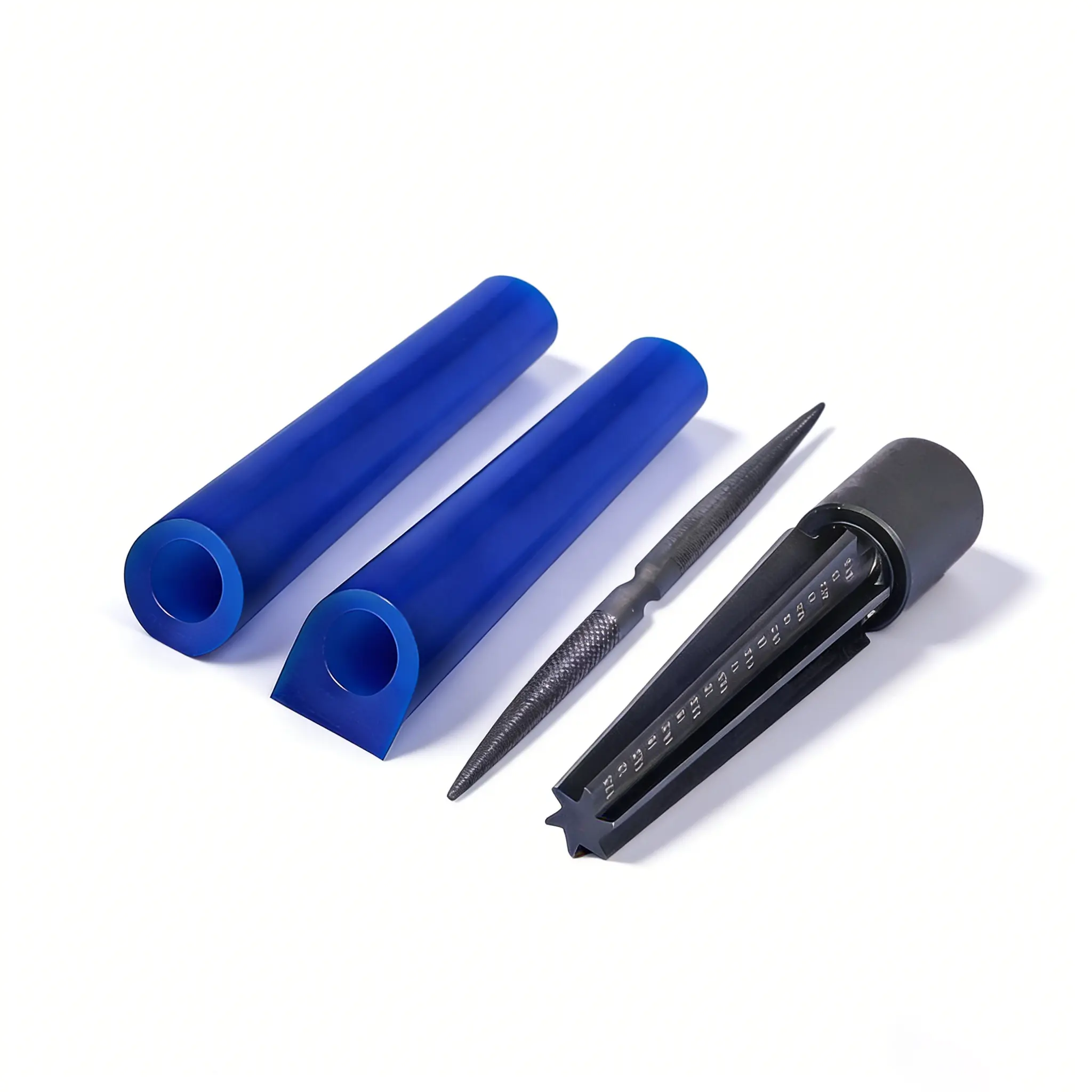 4-Piece Jewelry Wax Carving Kit: Ring Wax Tubes, Sizing Mandrel & File for Lost Wax Casting