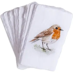 Deckle Edge Cards - only 2"x3.5" - Thick 150 GSM - Pack of 50 - Ideal for Deckled Edge Place Cards, Blank Name Cards for Table Setting,  Tags, Price Tags