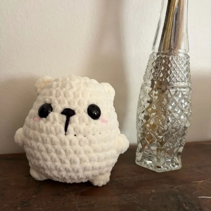 Crocheted Polar Bear Plushie