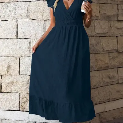 Plus Size Blue Dress Amazon - TikTok Shop