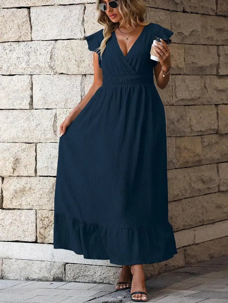 sachin and babi light blue dress These Chic Bridal Outfits Are Perfect For A Las Vegas Destination Wedding main image 0