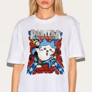 Chiikawa Hachiware Pantera Rock Shirt, Cute Japanese Anime Manga Inspired Shirt, Unisex Shirt, Birthday gift for Men Women