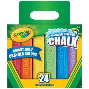 Crayola® Washable Sidewalk Chalk (24 Pieces) Crayola® Washable Sidewalk Chalk (24 Pieces)