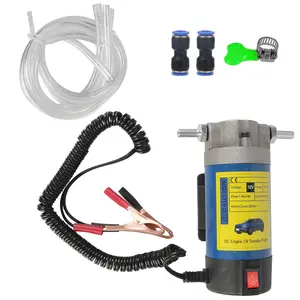 12V Electric Oil Suction Transfer Pump, Oil Transfer Pump, Fuel Transfer Pump, Motor Oil Diesel Extractor Pump, Car Body Repair Tool, Pipe, Hose, Heavy Duty
