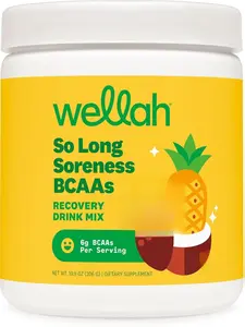 So Long Soreness BCAA Powder (Pina Colada Flavored) 30 Servings - with Hydration Complex