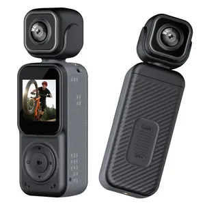 4K dual camera action camera with screen anti-shake cycling vlog camera outdoor wifi direct connection recorder vlogging pov helmet mount capture xtra loop record hold iays handheld low light magnetic clip Wireless full body