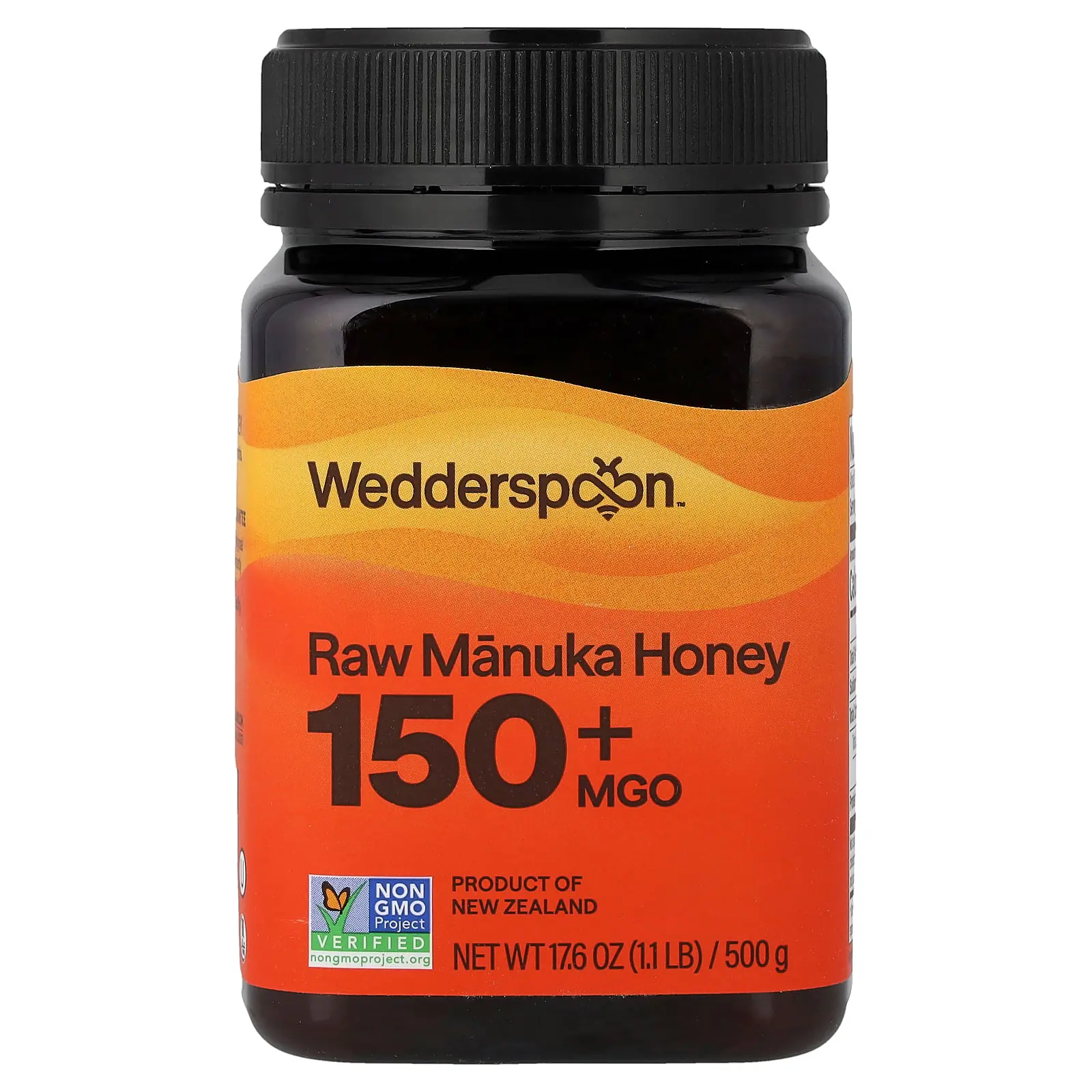 Wedderspoon Raw Manuka Honey, 150+ MGO, 17.6 oz (500 g) Wedderspoon Raw Manuka Honey, 150+ MGO, 17.6 oz (500 g)