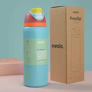 Owala FreeSip Stainless Steel Bottle - Leak-Proof, BPA-Free, Insulated Design for Cold Drinks, Ideal for Travel and Sports
