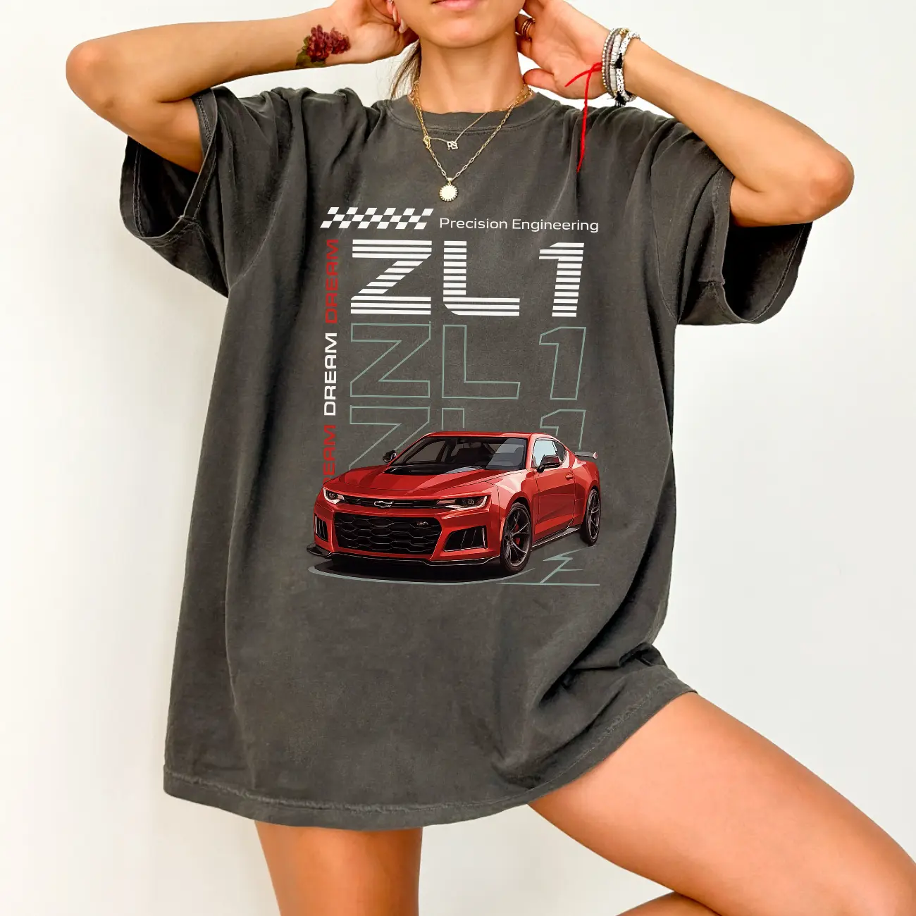 ZL1 Chevrolet Camaro Graphic Tee, Muscle Car Lover Unisex Shirt, Gear Head Tshirt Gift, Car Enthusiast Apparel, Camaro Fan Top, Vintage Car