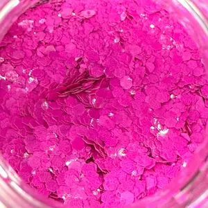 Reese & Riley Co. Orchid - Premium Fuschia Matte Glitter Chunky Mix for Resin Art Tumblers Nails Freshies Slime DIY Crafts Kids Art Projects