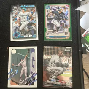 Miami Marlins 4-Card Collectible Pack