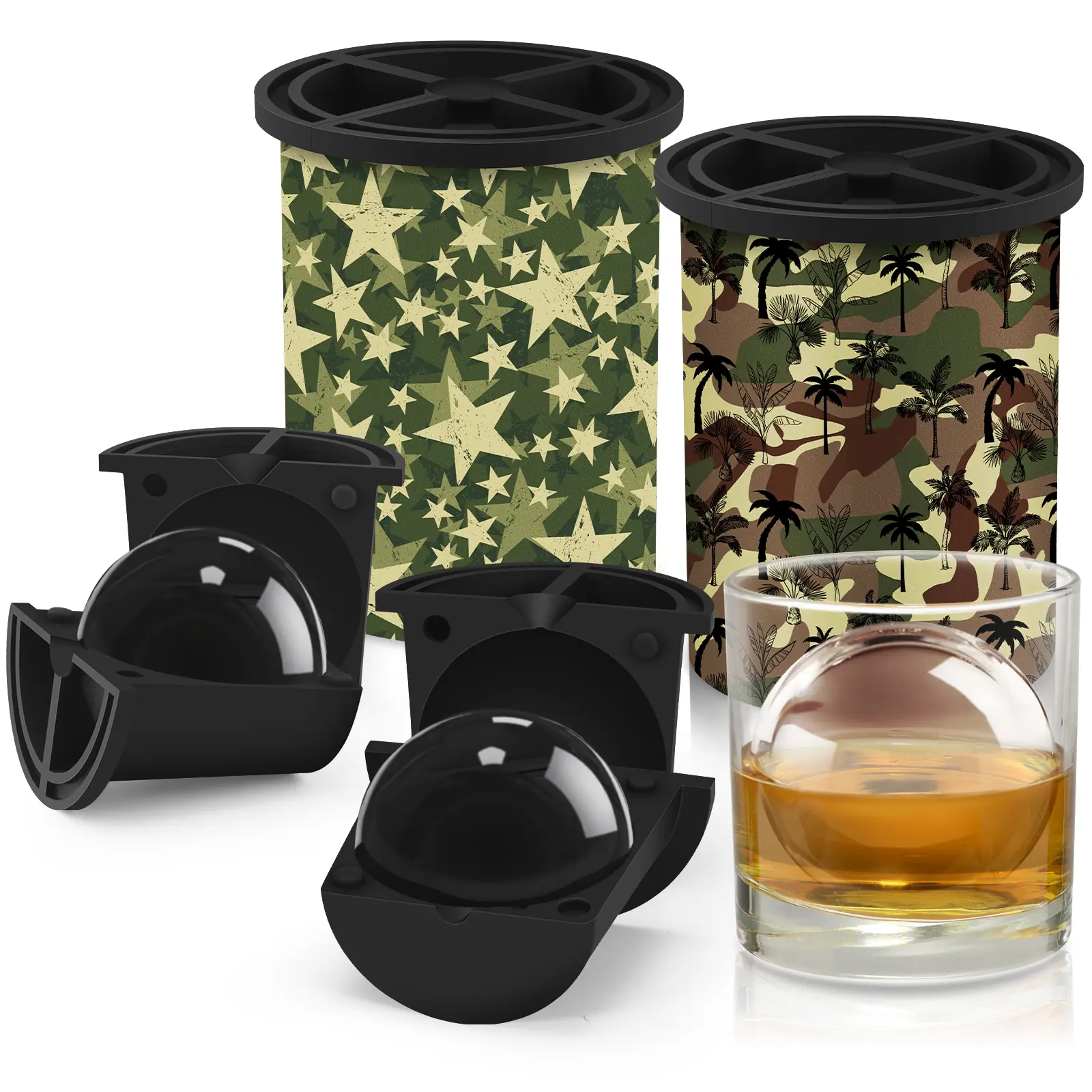 Palm & Star Camo-2.5''-2PCS(No accessories)