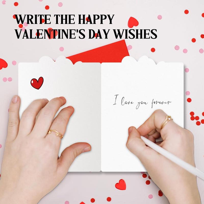 Valentine’s Day Card for Him Funny Romantic Gift for Husband or Boyfriend Men’s Valentine Gift Anniversary Birthday Love Card for Men with Heart Design and Humorous Text