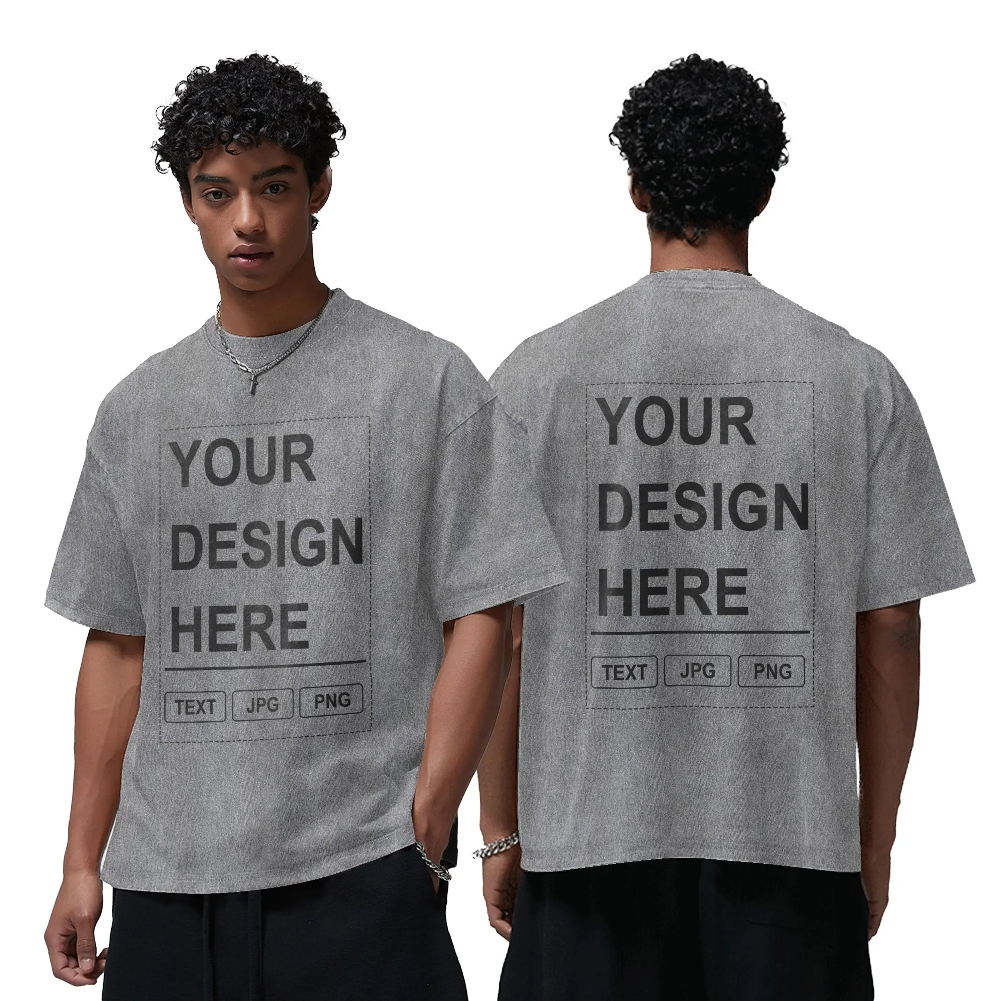 06-Gray (Black Text)-Double-Sided Design