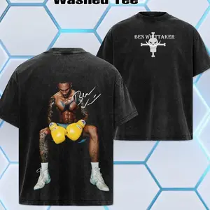 UFC 2026 - Retro Vintage Limited Edition Ben Whittaker Washed Tee - Hoodie | Men's Oversized Soft 100% Premium Cotton T-Shirt MMA Streetwear Tee, Fight Fan Outfit, Summer Outfits, Gift For Him Her FWL