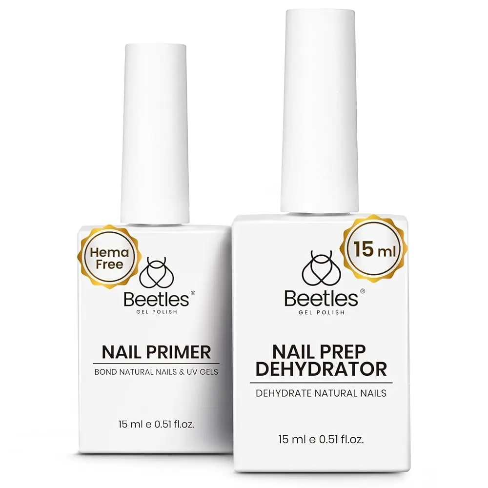 2Pcs 15ml Nail Prep Dehydrator & 15ml Nail Primer