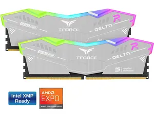 Team T-Force Delta ECO 32GB (2 x 16GB) 288-Pin PC RAM DDR5 6400 (PC5 51200) Desktop Memory Model FF2D532G6400HC32ADC01 Team T-Force Delta ECO 32GB (2 x 16GB) 288-Pin PC RAM DDR5 6400 (PC5 51200) Desktop Memory Model FF2D532G6400HC32ADC01