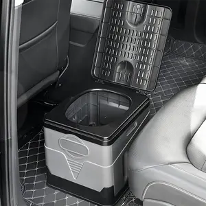 Collapsible Storage Basket, 1 Count Portable Outdoor Folding Toilet, Camping Toilet, Car Travel Portable Potty for Adults and Kids