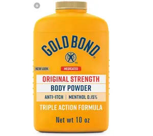 Gold Bond Medicated Original Strength Body Powder, 10 oz., Talc-Free, Anti-Itch, Absorbs & Cools