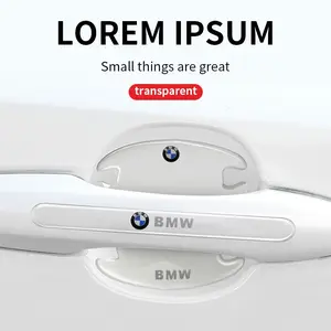 Bmw Car Door Bowl Handle Protection Sticker, Transparent Anti-Scratch, Fits All Bmw Series M 1 2 3 5 7 X1 X3 X5 X6 E90 E93 F10 F30 E60