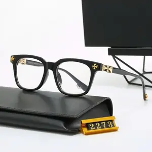 Premium, luxurious Chrome Hearts eyeglass frames – includes a full leather case and cleaning cloth