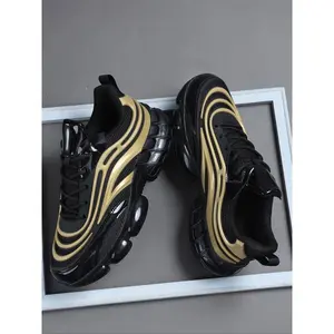 High-quality men’s casual sneakers featuring a comfortable sporty design; outdoor leisure footwear with an all-season textile upper; casual running shoes