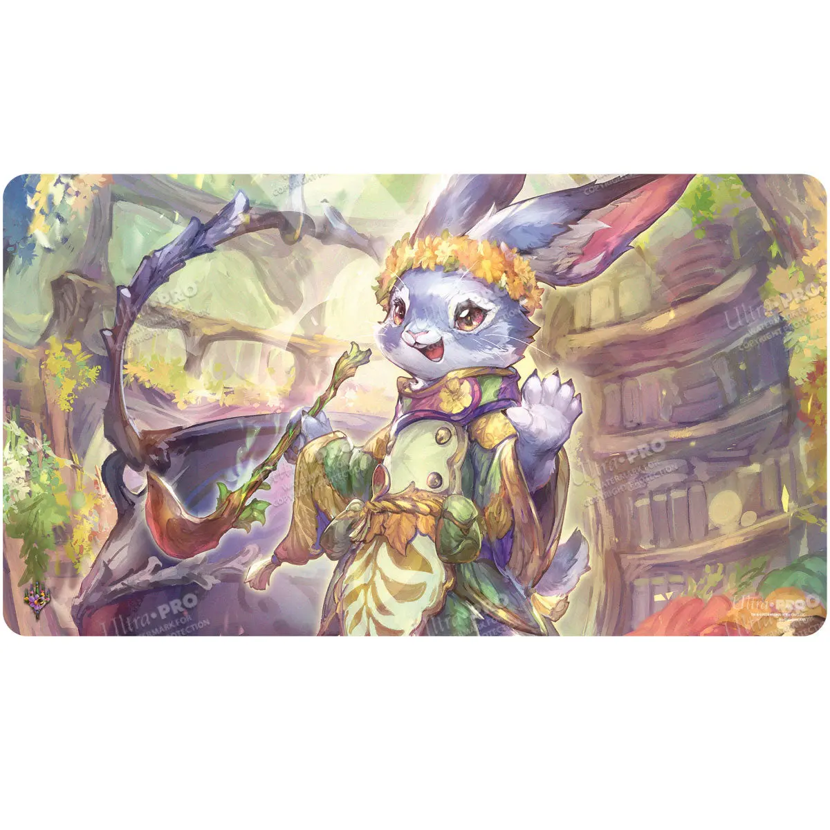 Bloomburrow Ms. Bumbleflower Standard Gaming Playmat for Magic: The Gathering Bloomburrow Ms. Bumbleflower Standard Gaming Playmat for Magic: The Gathering