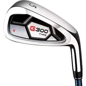 7 count Men's Golf Iron Set and Sigle Club for Right Handed, Forgiving Design Sets with Graphite Shaft and Easy Control Grip Include Golf Club Iron 5 to 9 PW SW
