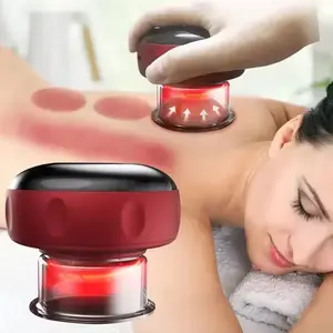 Smart Electric Massage Tool Rechargeable Heating Suction Portable Handheld Massager for Home Use, Father's Day Gift