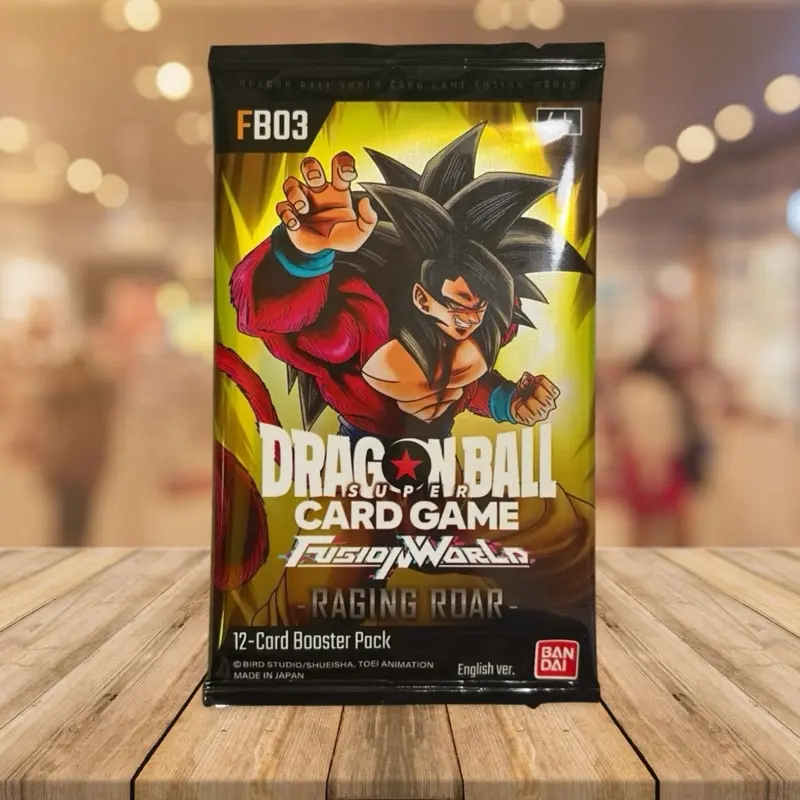 Dragon Ball Super Card Game Fusion World Raging Roar FB03 Booster Pack (live rip)