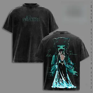 Heavyweight The Apothecary Diaries Maomao Graphic T Shirt Unisex Oversized Cotton Poison Tester Palace Mystery Anime Print Casual Retro Streetwear Daily Top For Men Women Anime Fans
