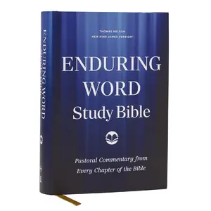 Enduring Word Study Bible: Pastoral Commentary from Every Chapter of the Bible (NKJV, Red Letter, Comfort Print)