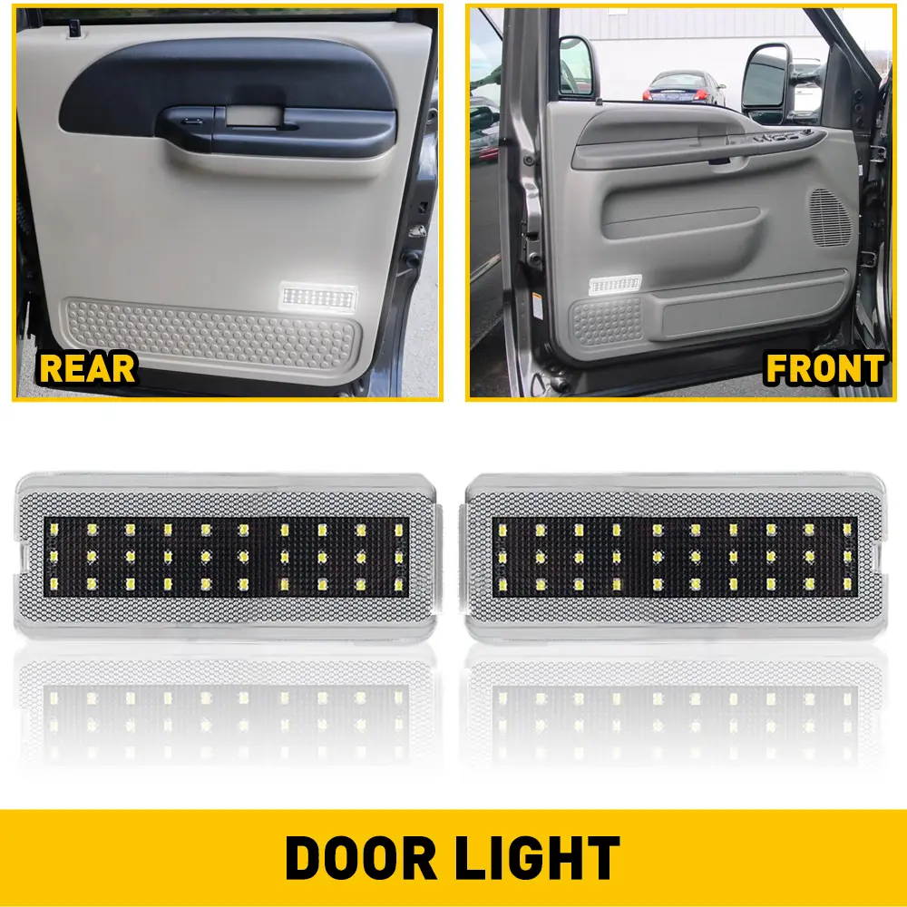 For 1999-2007 Ford F250 F350 F450 F550 SD 05 06 LED Door Courtesy White Light X2 For 1999-2007 Ford F250 F350 F450 F550 SD 05 06 LED Door Courtesy White Light X2