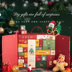 2025 Christmas Countdown Calendar Gift Box, Countdown Surprise Blind Box, Christmas Eve Empty Box Gift Packaging Box