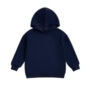 Little Toddler Kid Fall Hoodies Stylish Loose Fit Solid Color Long Sleeve Pullover for Boys and Girls