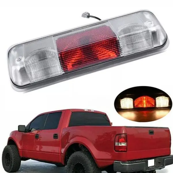 ALLGOOD High Mount LED Third Brake Light Cargo Bar Lamp - Easy-Install Rear Taillight with Bolt Holes, S.A.E. & D.O.T. Approved for 2004-2008 Ford F150, 2008 Lincoln Mark LT - Automotive Car Lighting Truck Accessory