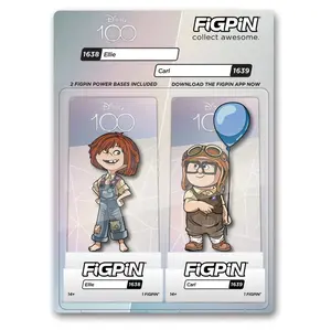 FigPin UP Carl And Ellie FigPin 2 Pack 500 Limited Edition Pink a La Mode Exclusive