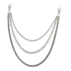 2026 New Arrival Men’s Punk Multi-layer Metal Waist Chain – Stylish Pants Chain Streetwear Hip Hop Y2K Accessory, TikTokShopBlackFriday Christmas